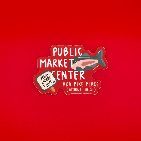 Public Market Center Sticker