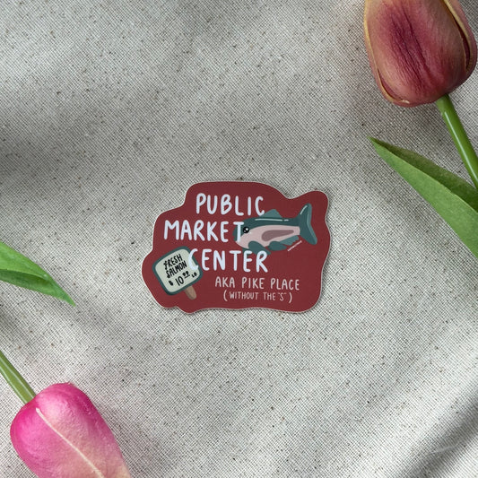 Public Market Center Sticker