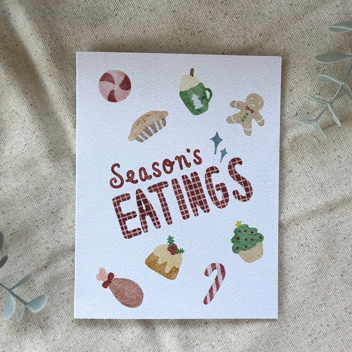 "Season's Eatings" Card
