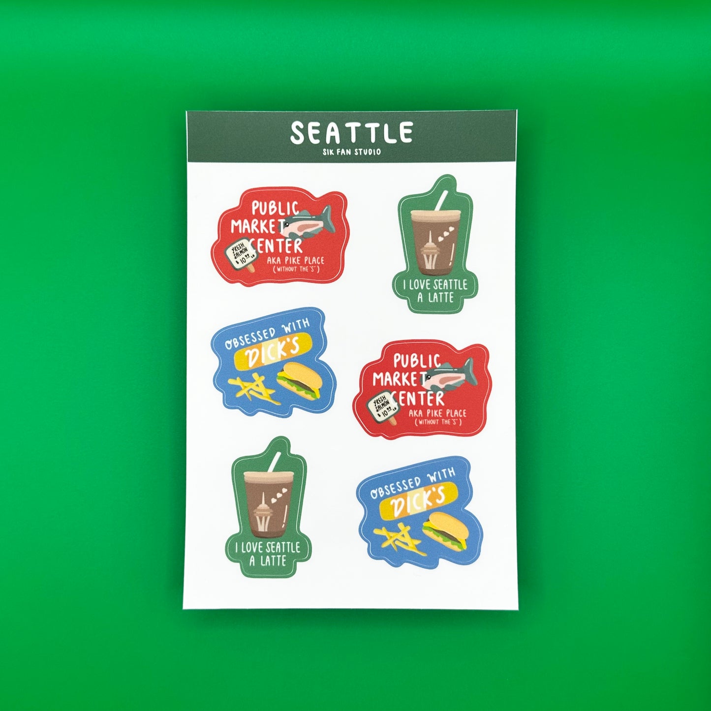 Seattle Sticker Sheet