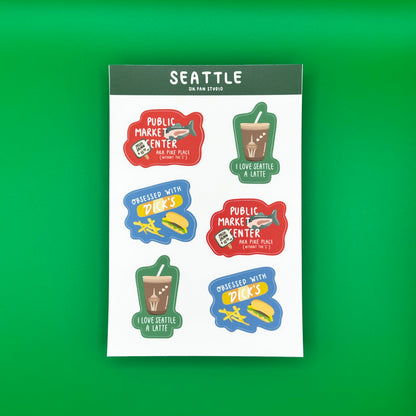 Seattle Sticker Sheet