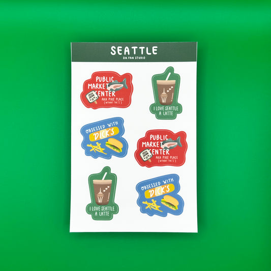 Seattle Sticker Sheet