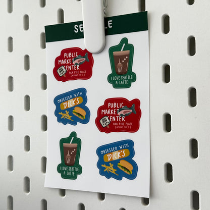 Seattle Sticker Sheet