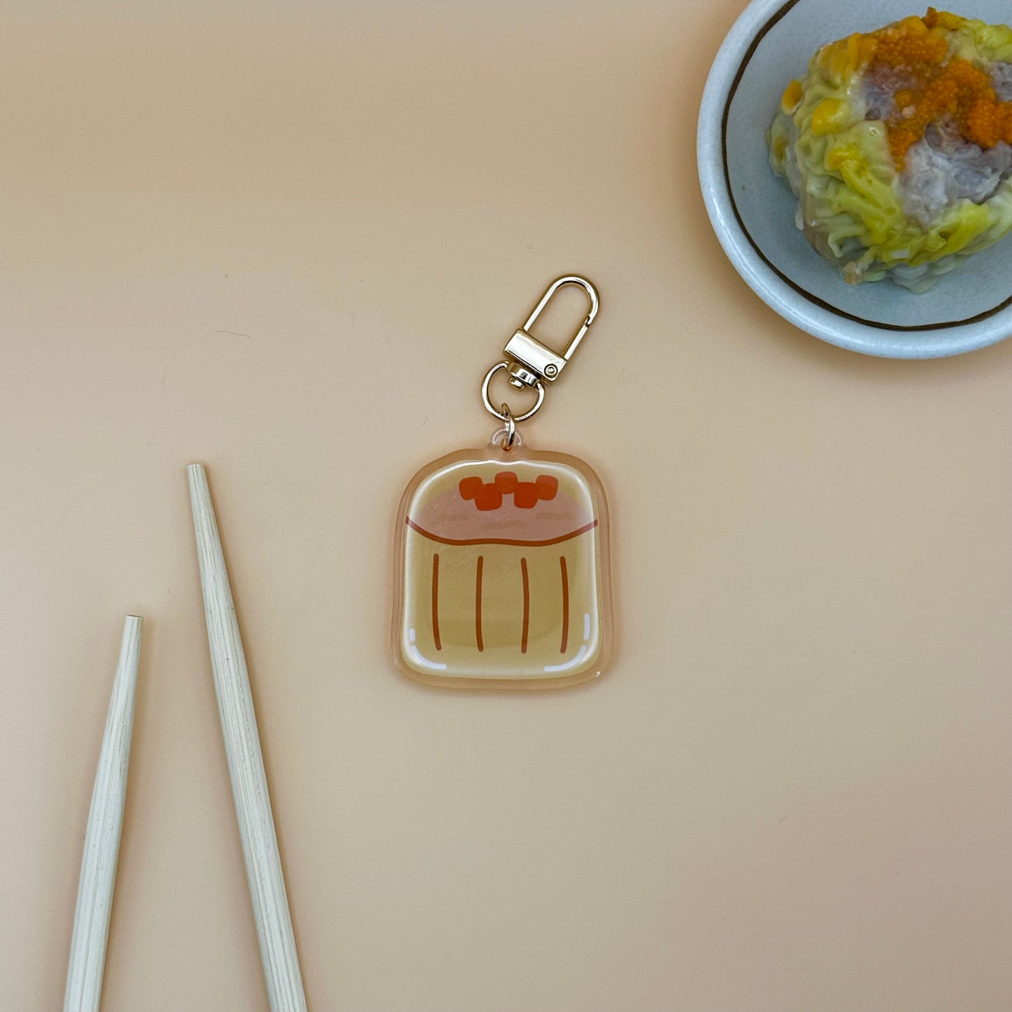 Siu Mai Dim Sum Keychain