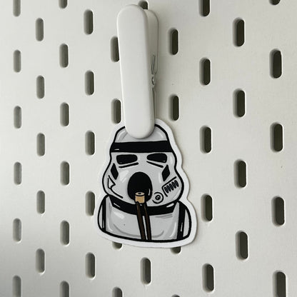 Soldier Eating Siu Mai Sticker