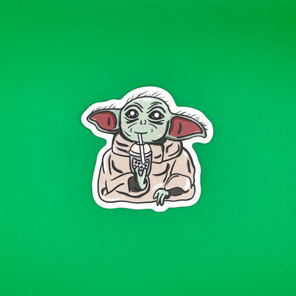 Friend Drinking Boba Sticker